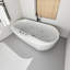 Baignoire de trempage 67 po avec bain à remous et bain d'air avec ventilateur à vitesse réglable et interrupteur de commande de type d'air, blanc, AC-199B
