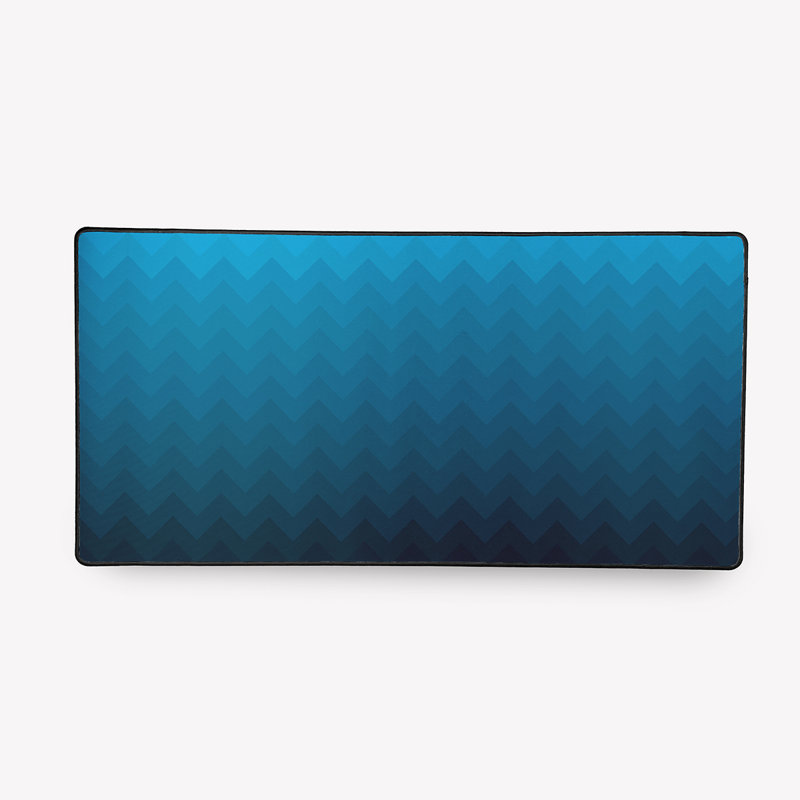 Tapis de bureau Bradly 31,5 po x 15,75 po Bradle, Bleu sarcelle