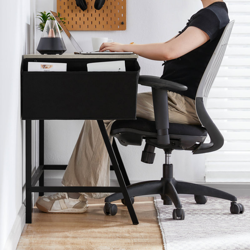 Kernberry Metal Base Computer Desk, Grey