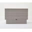 Grand lit convertible avec rangement, matelas en mousse et prise de charge, rangement efficace gris, pointe confortable