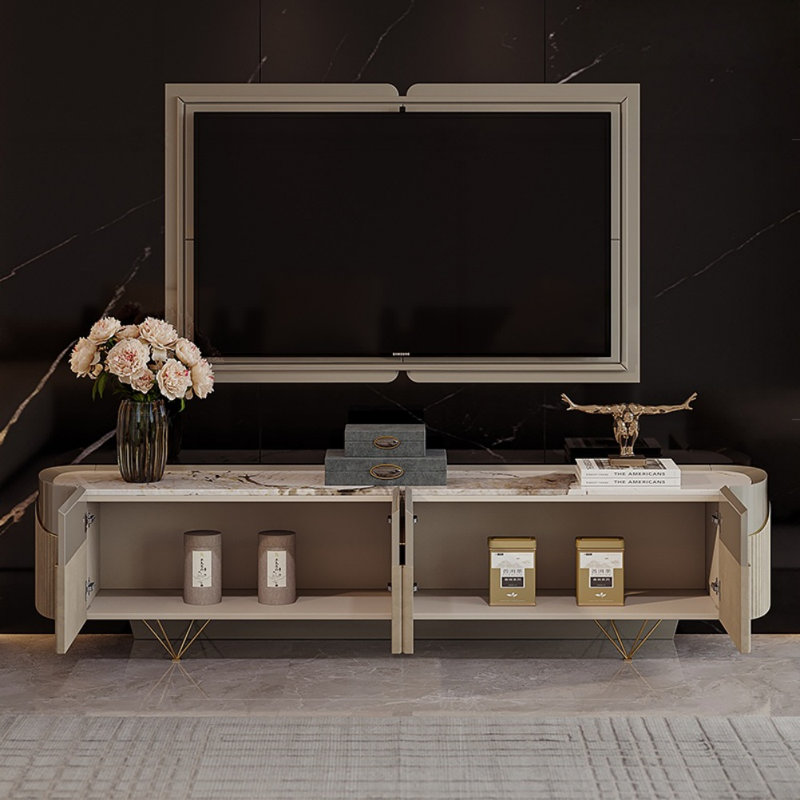 Meuble télé Minimalist Creative, H 20,47 po x L 86,61 po x l 17,72 po