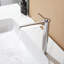 Robinet de lavabo de salle de bain à poignée simple Modern, hauteur 12,3 po avec aérateur amovible-128804063