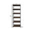 Alodie 185 cm H x 64 cm W Steel Etagere Bookcase