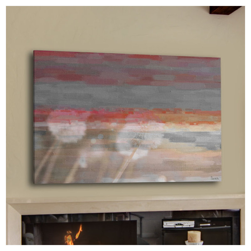 Parvez Taj - Wrapped Canvas Painting, 30cm H x 45cm W