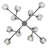Quaseem Glass LED Flush Mount-853253384