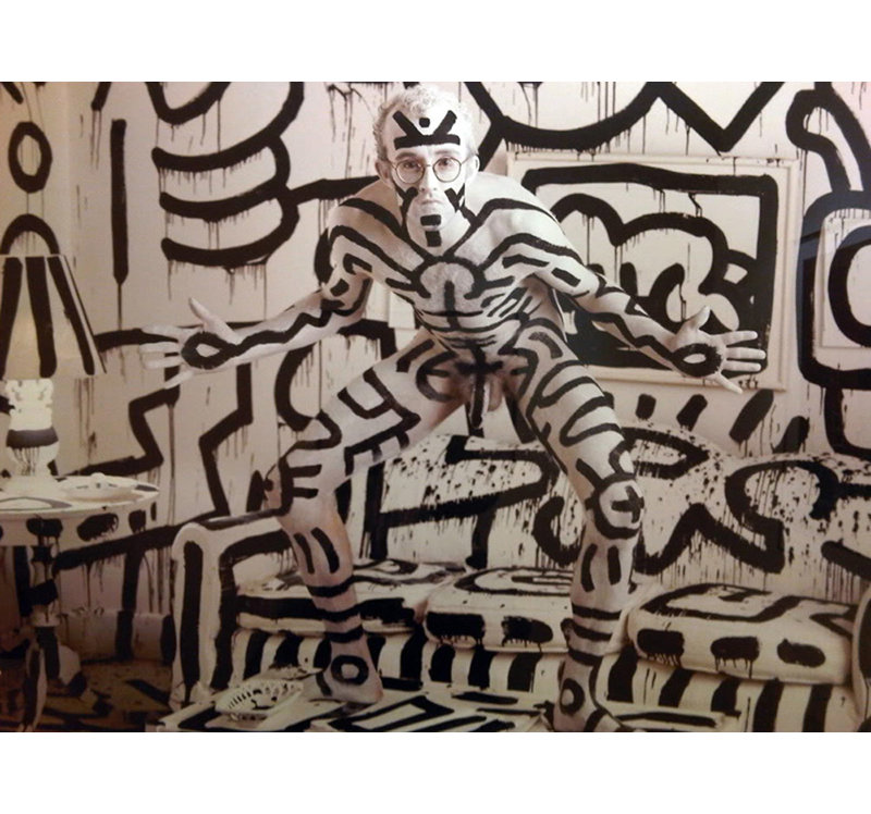 Keith Haring, 13" H x 18" W