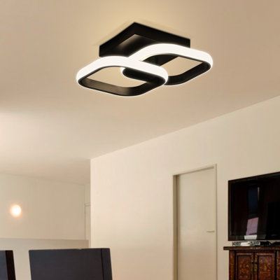 2-Light Semi Flush Mount