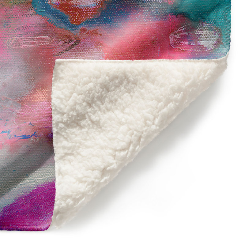 Hand Woven Throw Blanket, 68" W x 80" L
