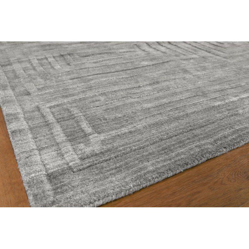 Castelli Geometric Area Rug in Gray, Rectangle 9' x 12', Gray