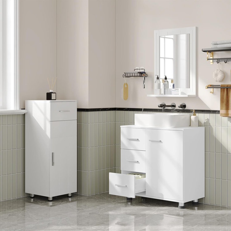 Raengel Freestanding Bathroom Storage Cabinet