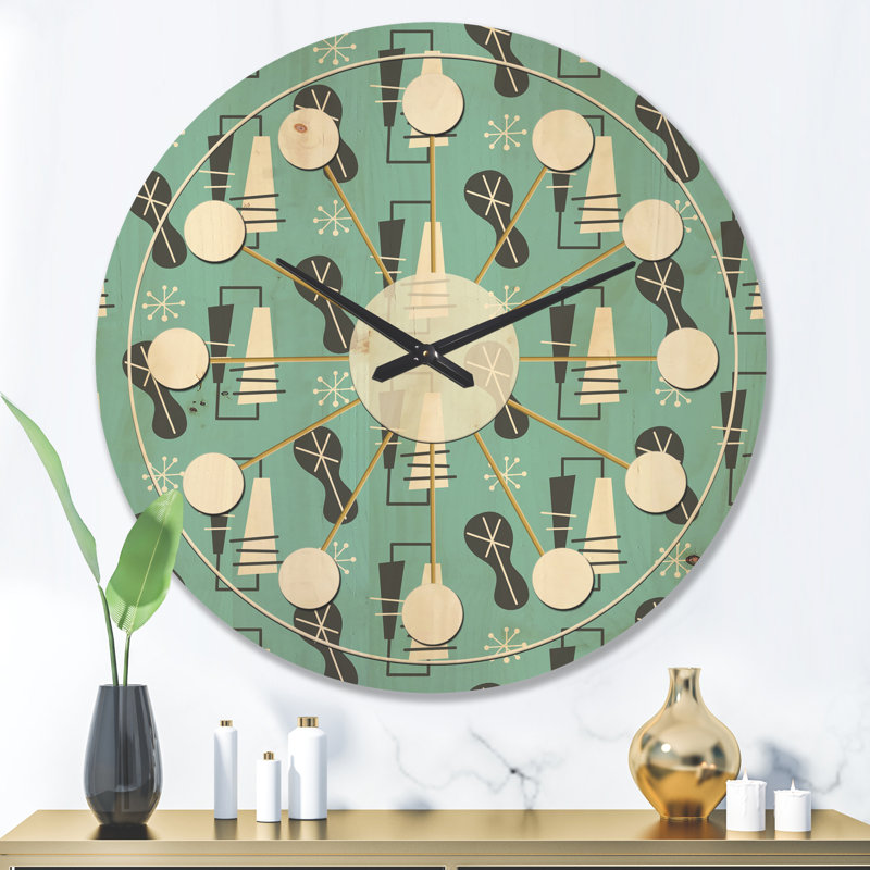 Solid Wood Wall Clock, Large