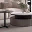 Table basse ronde légère et luxueuse