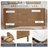 Nova 66" Marble Top Double Sink Vanity