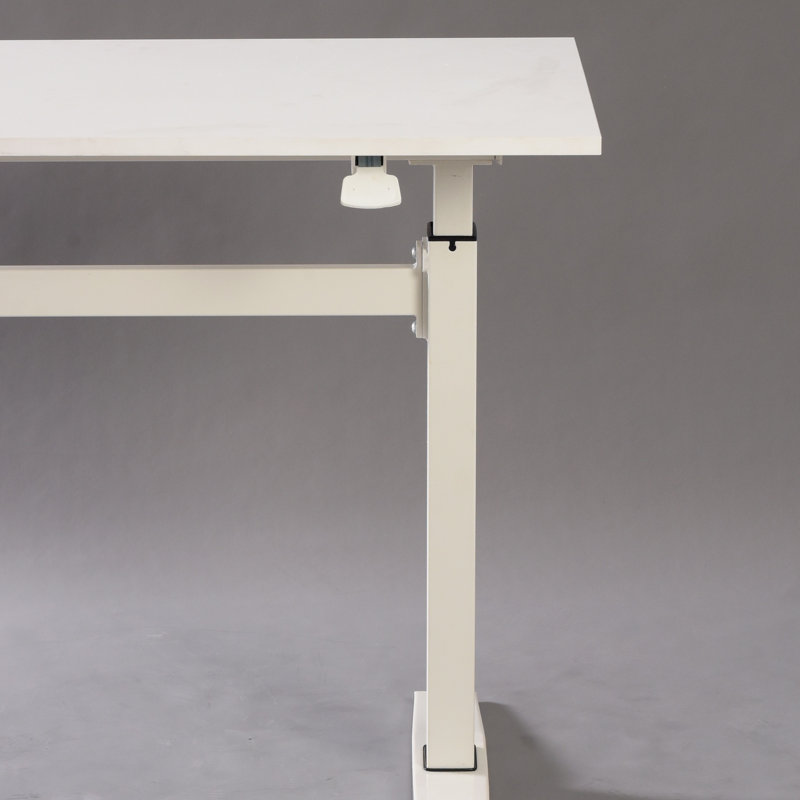 47-Inch Adjustable Standing Desk With Smooth Height Adjustment And Spacious Work Surface, Perfect For Modern Offices