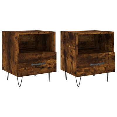 Erno 40cm W Iron Bedside Table
