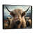 Black Floater Framed