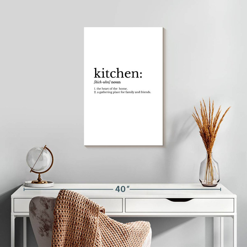 Kitchen The Noun, 24" H x 16" W