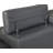 Dark Gray Genuine Leather Sofa with Adjustable Headrest-441121516-530621617