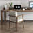 Light walnut Rectangular Solid Wood desk-818741795