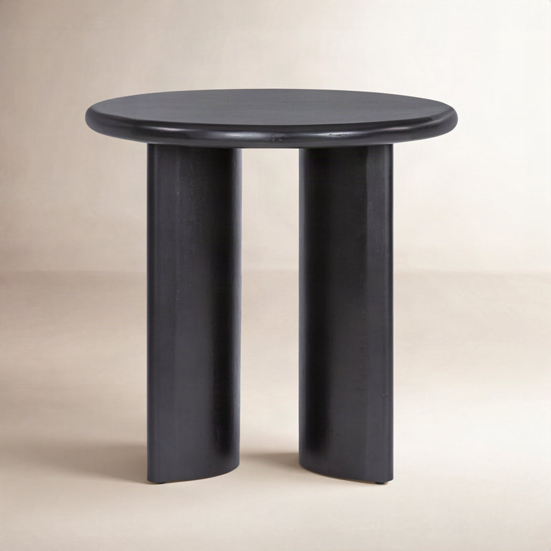 Paden End Table - Sandy Acacia, Black
