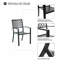 Stacking Patio Dining Armchair