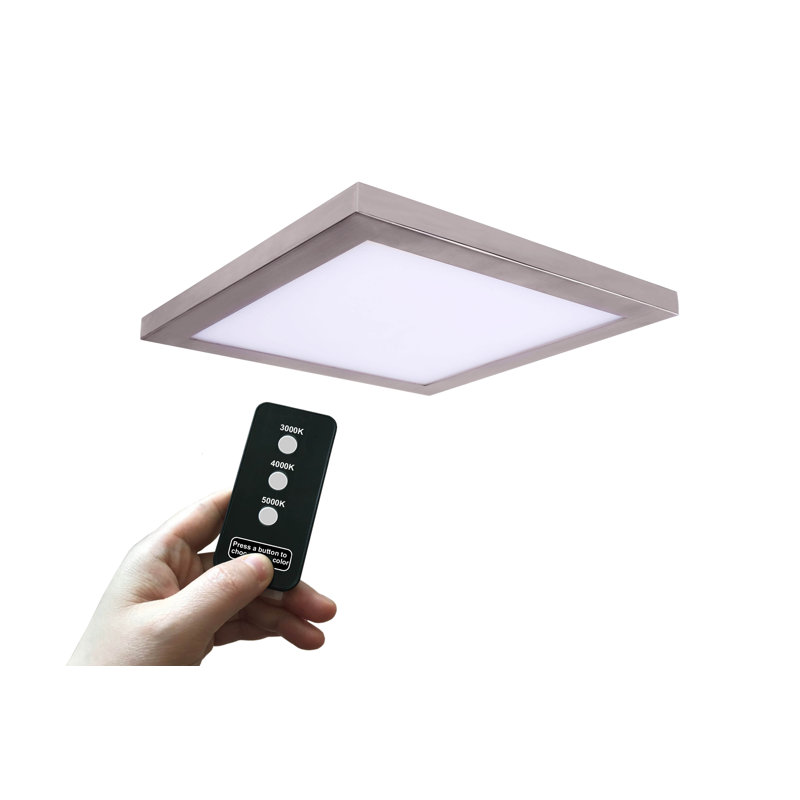 Annegrete LED Flush Mount, 10", Nickel