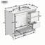 Freestanding Standard Free Standing Single Double Single Vanity Bathroom Vanity With Ceramic Top