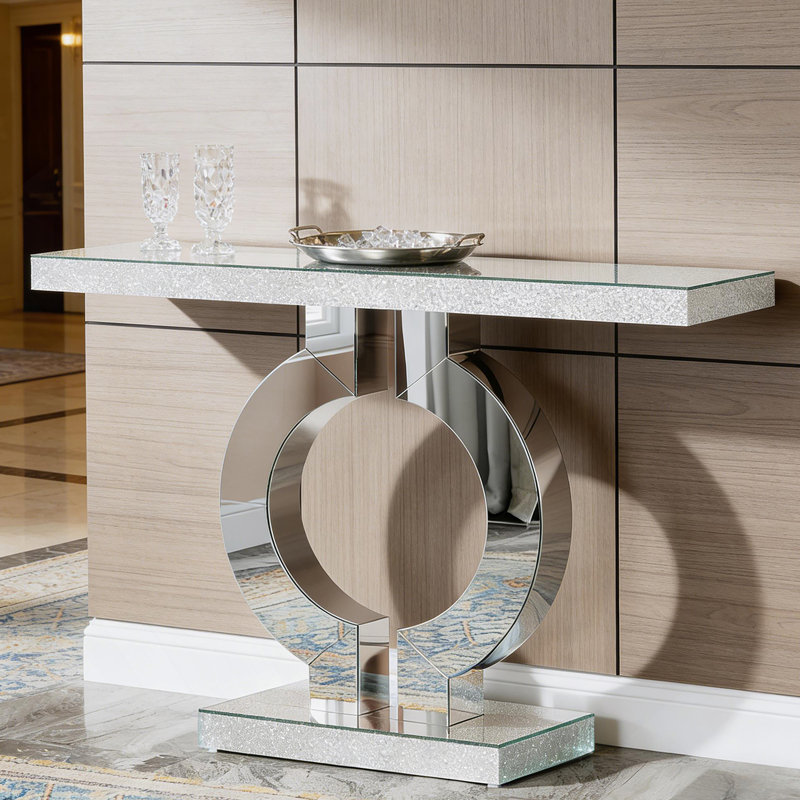 Mirrored Hall Table,Sofa Table,Console Table,Nightstand