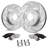Drilled Slotted Front Brake Rotors Pads Kit for Chevy Traverse GMC Acadia
