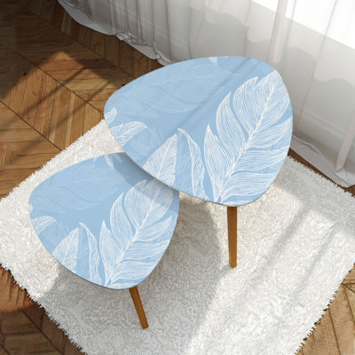 Ensemble de 2 tables gigognes Triangle Nesting