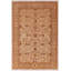 Laine beige foncé noué à la main de style oriental Junko 4 pi 11 po x 7 pi 1 po