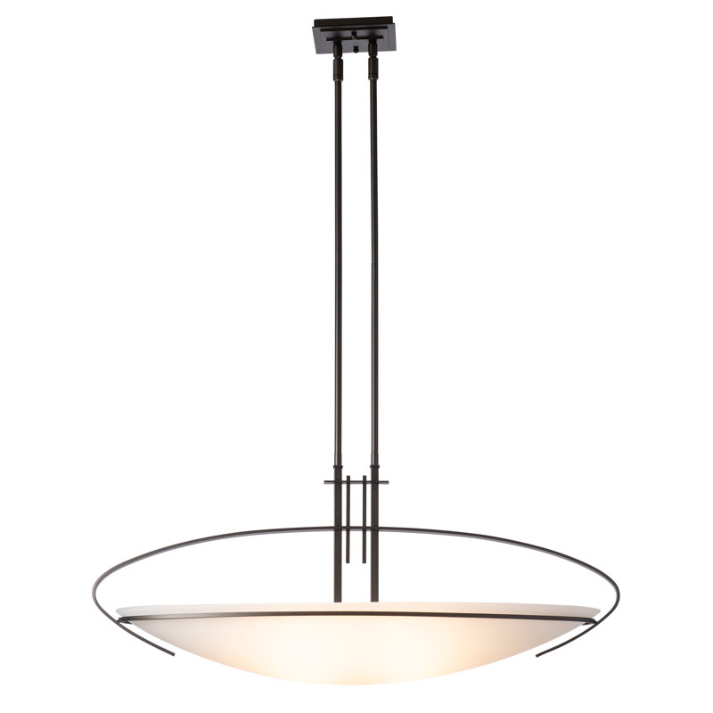 Mackintosh 2 - Light Bowl Pendant, 14.2" H x 32.5" W x 10.4" D, Oil Rubbed Bronze