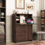 Armoire de bureau, avec tiroir de rangement et tablettes, bureau pliable, idéal pour la maison, le bureau, les petits espaces