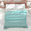 Turquoise Geometric Patterns Comforter