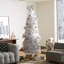 White Pencil Tinsel Artificial Christmas Tree-188617067