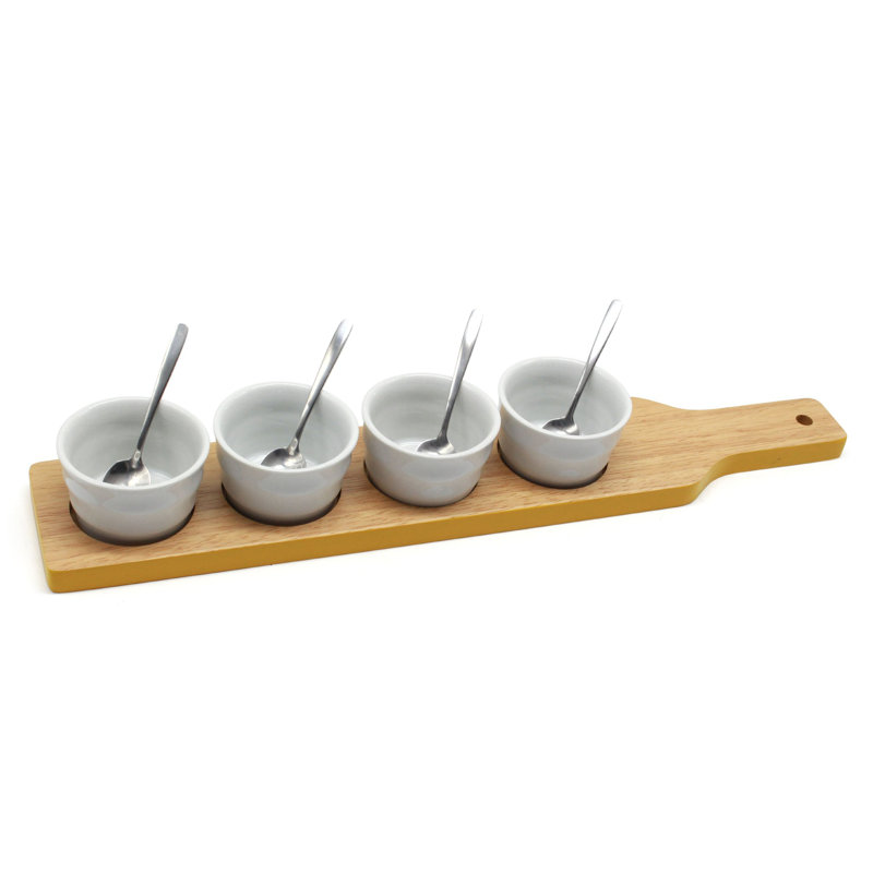 Symple Stuff Constantin Porcelain Condiment Server