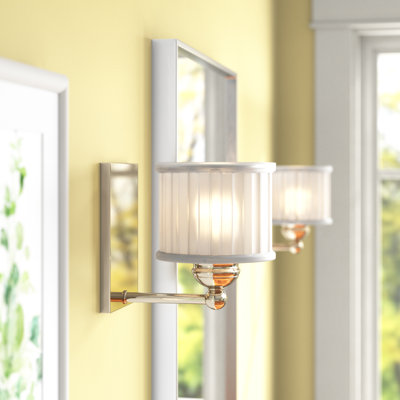 Applique murale 1 lumière pour salle de bain Ludwik