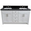 Ensemble de meuble-lavabo double 61 po Oz