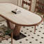 Table de salle à manger ovale simple, tendance et haut de gamme-1479360026-1479360228