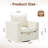 34.2" Wide Upholstered Swivel Accent Armchair-305298275