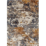 Dunigan Abstract Machine Woven Area Rug