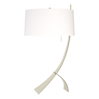 Stasis 28.3" Metallic Arched Table Lamp