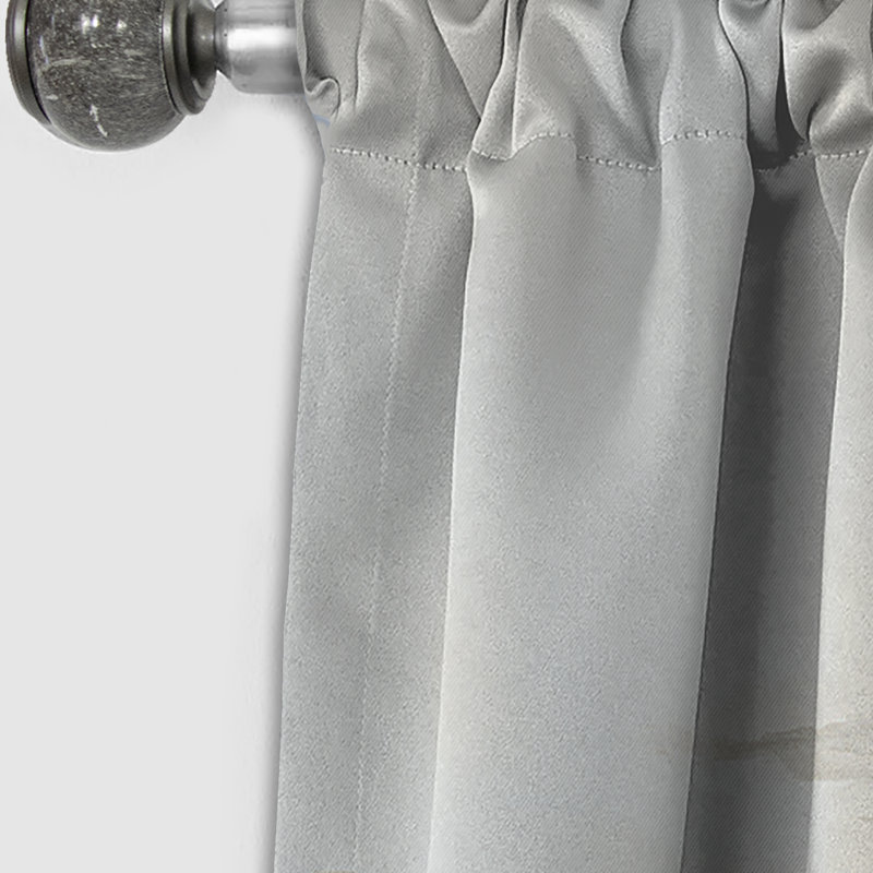 Vierra - Collages Curtain - Blackout Abstract Curtain - 1 Panels, 52" W x 108" L