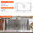 Blenzia 30 Inch Undermount Kitchen Sink 304 Stainless Steel 16 Gauge Single Bowl Rectangular Handmade Deep Sinks With Strainer & Bottom Grid 30" X 18" X 10"