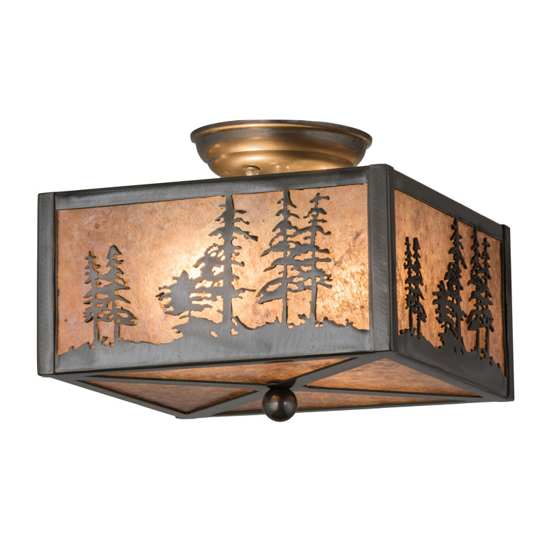 Mica Semi Flush Mount