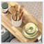 26.5" Rolling Kitchen Island Cart with Butcher Block Top