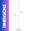 Freestanding 8 - Hook Coat Rack-101575879