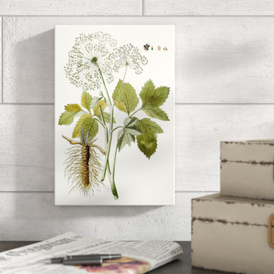 Lacy Leaves IV - Painting Print
