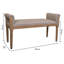 Syliva Polyester Upholstered Bench