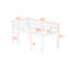 Lit mezzanine simple en bois-657631527